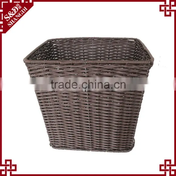Wholesales Chinese Supplier PE Rattan Plastic Laundry Basket for Dirty Clothes photo-6