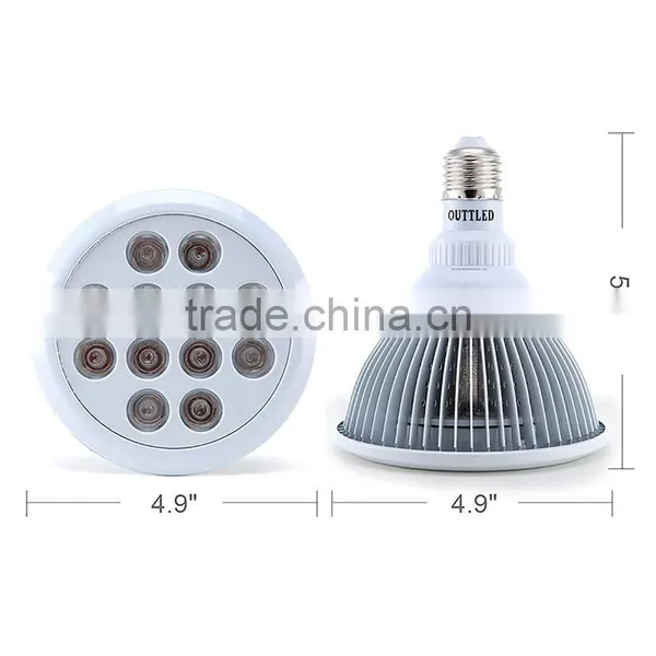 Advanced Plantinum Led Grow Lights 12w Full Spectrum Led Grow Lights 4 Leds 3red+blue Lamp for Flowerring photo-6