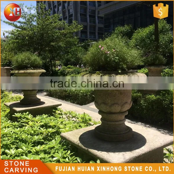Garden Stone Planter Pots,large Stone Garden Pots photo-4
