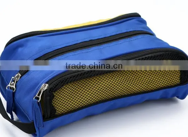 Store More Organizer Blue Travel Toiletry Bag With Mesh photo-2