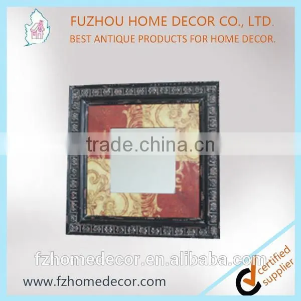 Red Framed Decorate Mirror Frame Printing Mirror Frame