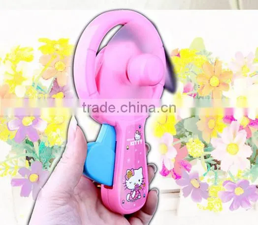 Cheap Plastic Mini Handy Dynamo Fan for Kids in Summer photo-5