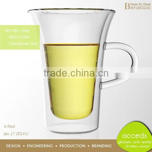 Professional Made by Hand Design Creative Ripple Glass Cup photo-6