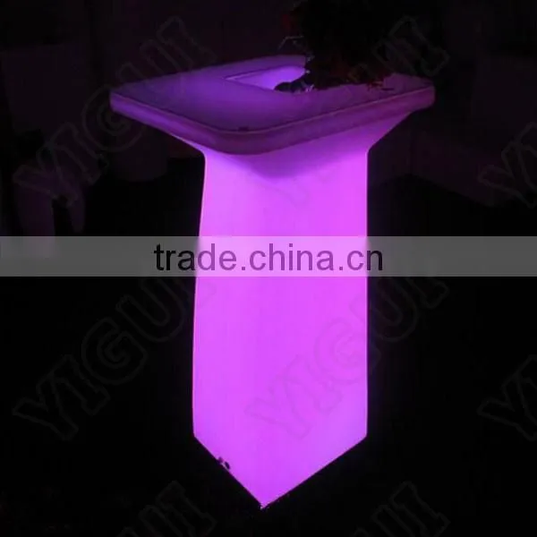 Popular Nightclub Party Glow LED Cocktail Table/ 2015 Hot Sale Cooking Table photo-2