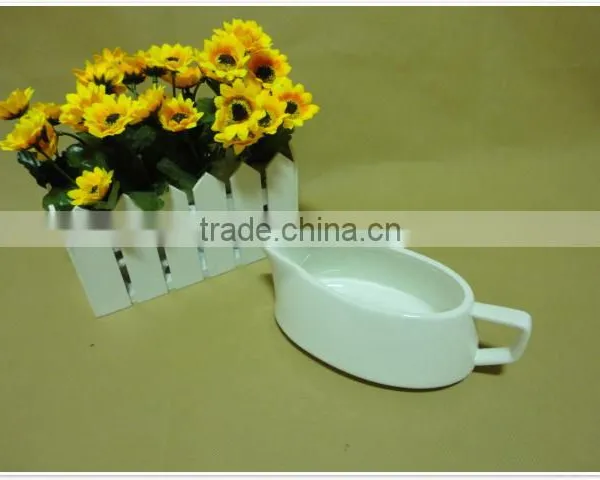 High Quality Products Cheap Promotion Ceramic Sauce Boat photo-3