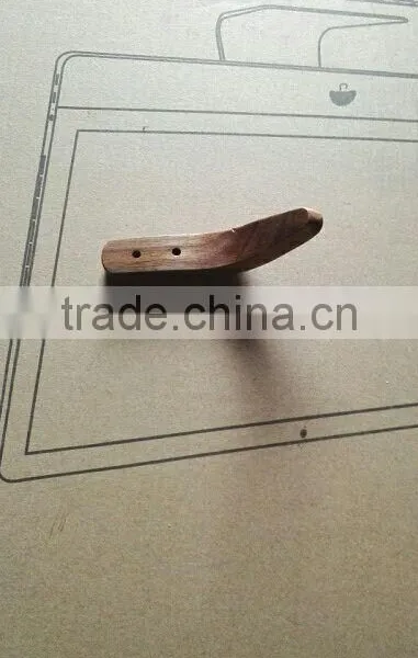 High Quality Walnut Wooden Hook for Clothes or Handbag photo-3
