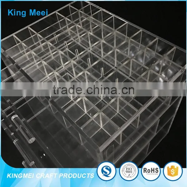 Acrylic 3 Tier Shelf Jewelry Drawer Display Stand photo-6