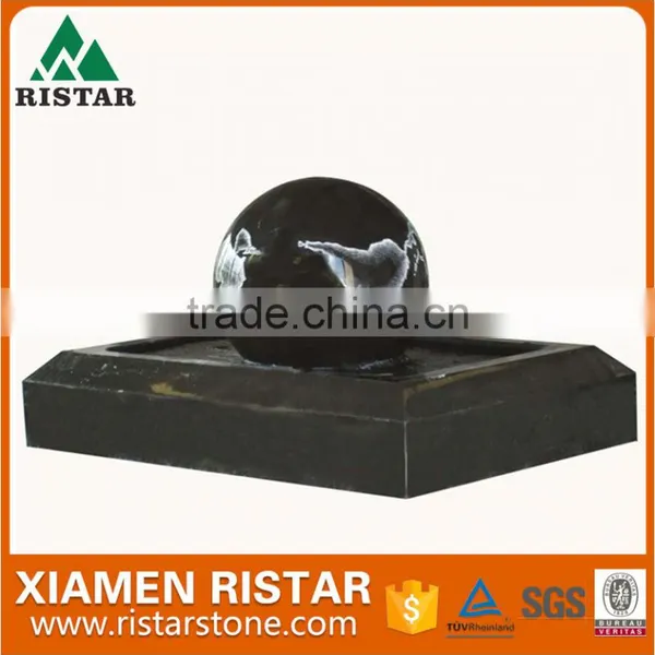 Granite Stone Rolling Ball Water Fountain photo-5