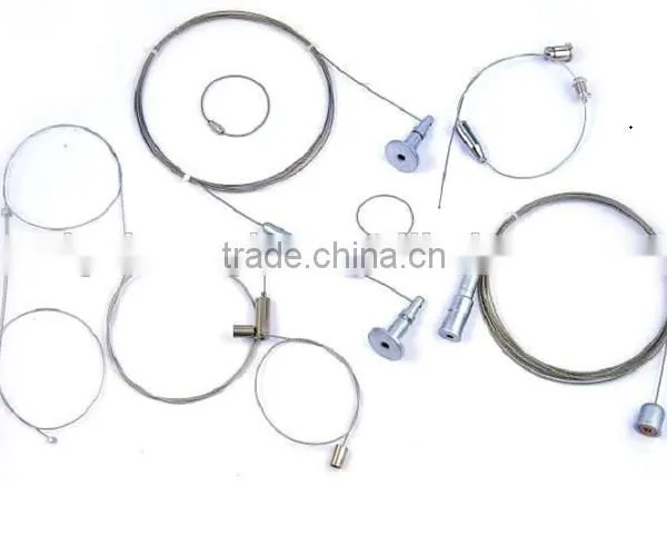 Safety Cable With Two Hooks/Safety Lock Cable in OEM/Custom Steel Wire Cable photo-2
