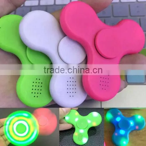 LED Light With Bluetooth Speaker Hand Fidget Spinner Gyro Desk Toys Anti-anxiety photo-2