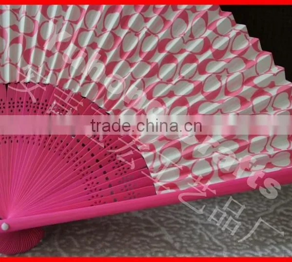 Both Sides Printing Bamboo Paper Fan in Japanese Style photo-4