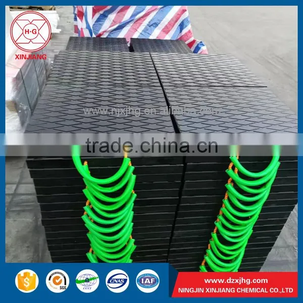 Hot Sale Black/yellow Lorry Crane Outrigger Pad photo-2