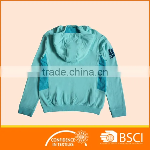 Cheap Promotional Stocklot Floral Print Front Jacket Child Girl Hoodies photo-2
