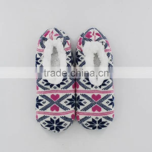 Acrylic Faux Fur Indoor Adult Slipper Socks photo-3