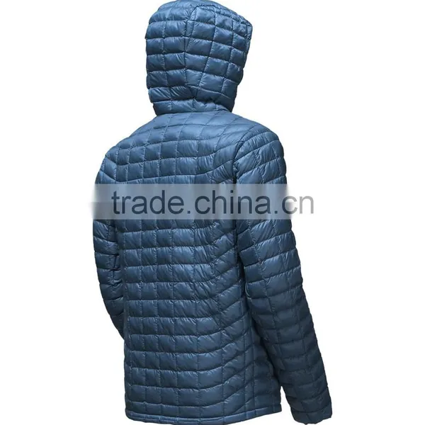 2017 Winter Mens Softshell Goose Down Classic Puffer Hooded Jacket photo-3