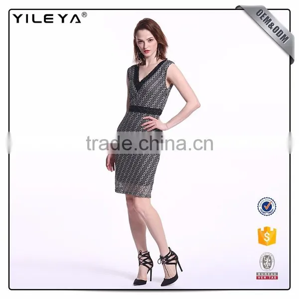 Oem & Odm Service V Neck Whole Sale Wonen Dresses photo-4