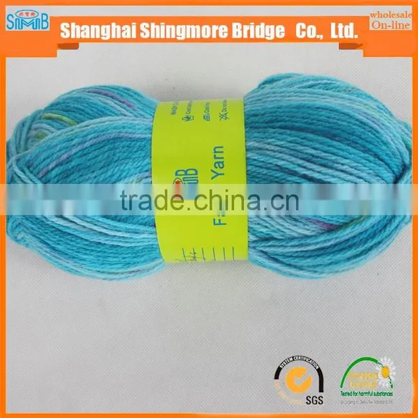 China Yarn Supplier Cheap Wholesale High Quality Double Acrylic Yarn 100% With 50 Gram for Hand Knitting