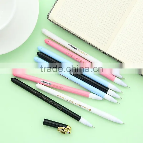 New Hot Sale Promotional Crown Diamond Gel Ball Pen School Student Gift photo-3