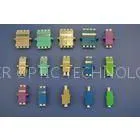 LC 4 Single-mode Fiber Optic Adapter For Telecom Network, Optical Test Equipment