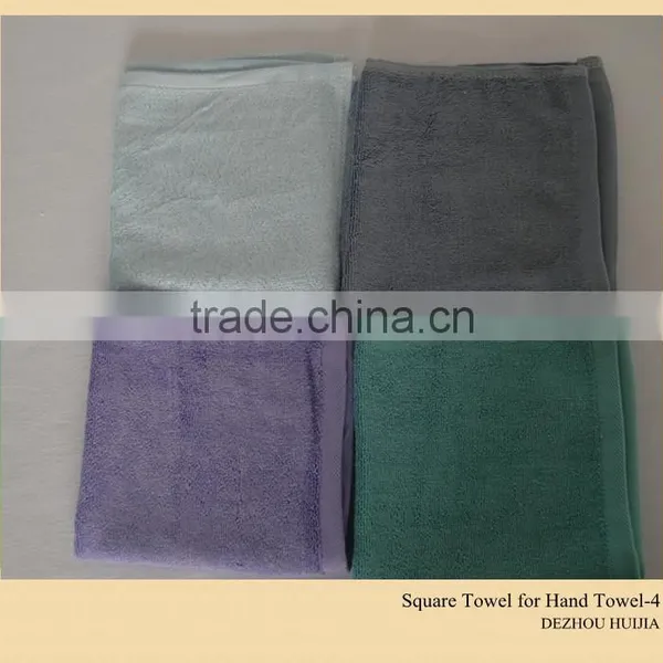 Competitive New Arrival Hot Sale Bamboo Cotton Square Hand Towel photo-2