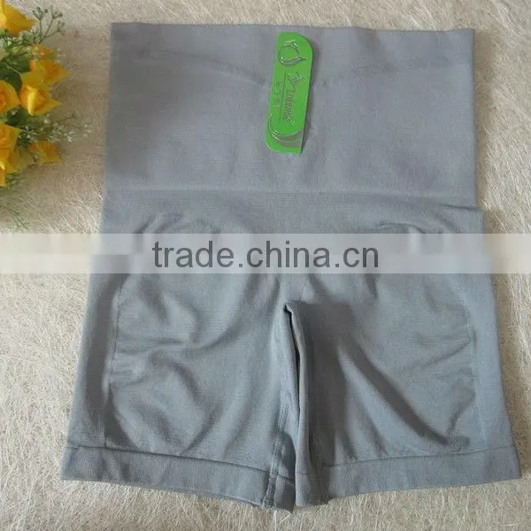 High Waist Seamless Straight Angle Pants Nylon Cotton Spandex
