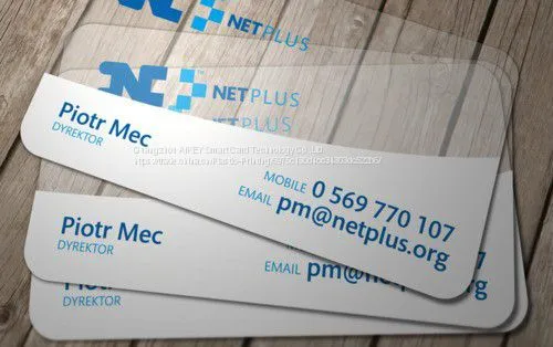 New York White Ink Transparent Business Card,Custom Business Cards Printing, Transparent Plastic Business Cards Aikeyi T photo-2