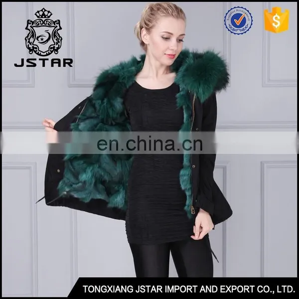 Wholesale Furs Clothes Mens Parka With Fur Hood and Lined