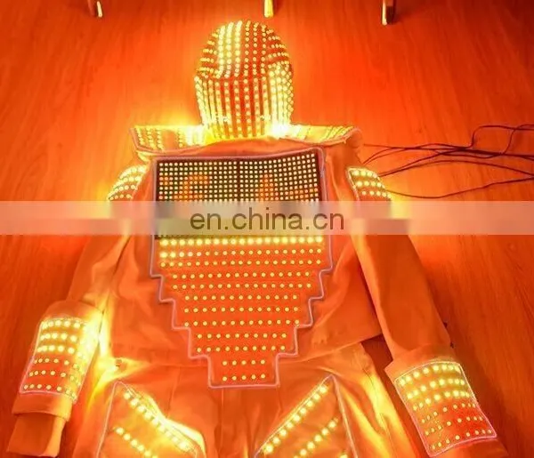 Performance Stage Led Robot Costume With Digital LED Screen photo-4