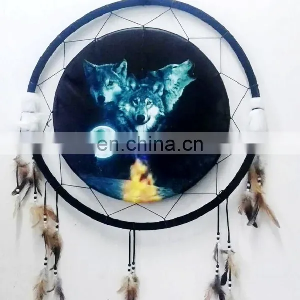 Dream Cathcer Hand Made Unique Bead Feather Wall Hanging Home photo-4