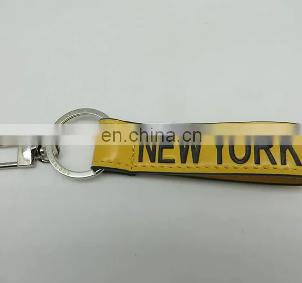 New Style Promotion Gift Leather Keychain Custom photo-3