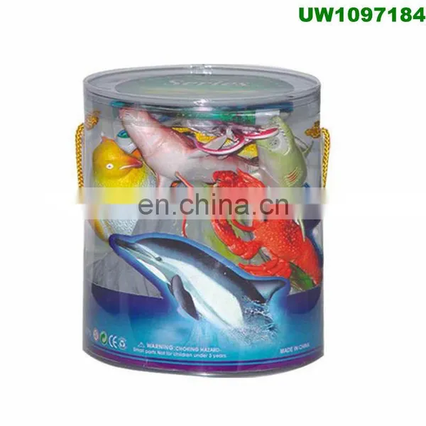 Ocean Sea Animal, Assorted Mini Vinyl Plastic Animal Toy Set, Under The Sea Life Figure Bath Toy for Child Educational Party C photo-2