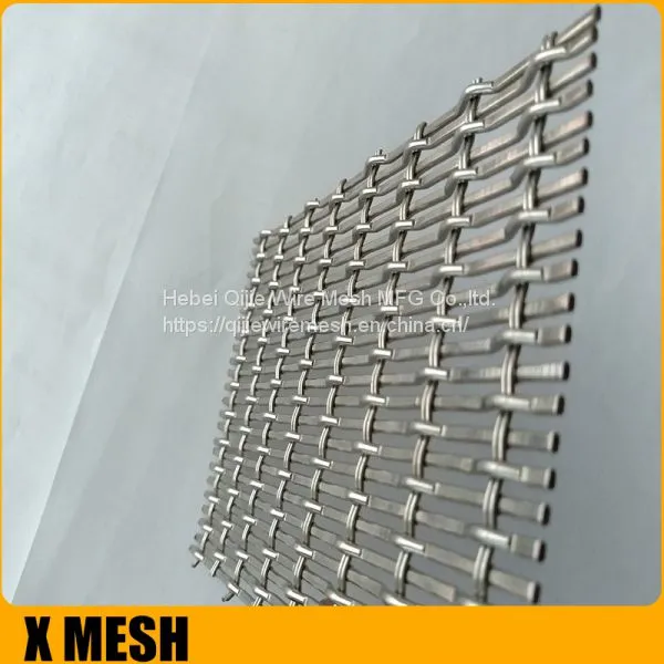 Stainless/Aluminium Flat-Wire Decorative Mesh photo-2