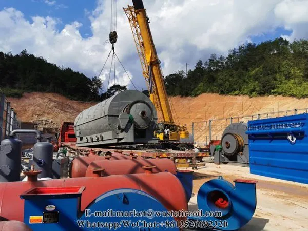 Hot Sale Batch Type Waste Tyre Pyrolysis Equipment Recycling Tire to Oil in USA photo-5