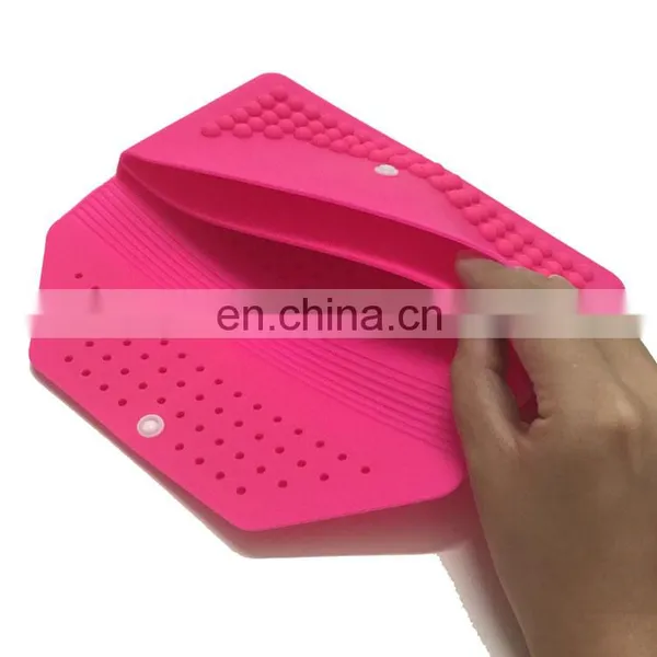 Luxury Clutch Cosmetic Lip Purse Ladies Fashion Rectangle Evening Wallet Custom Silicone Bags photo-4