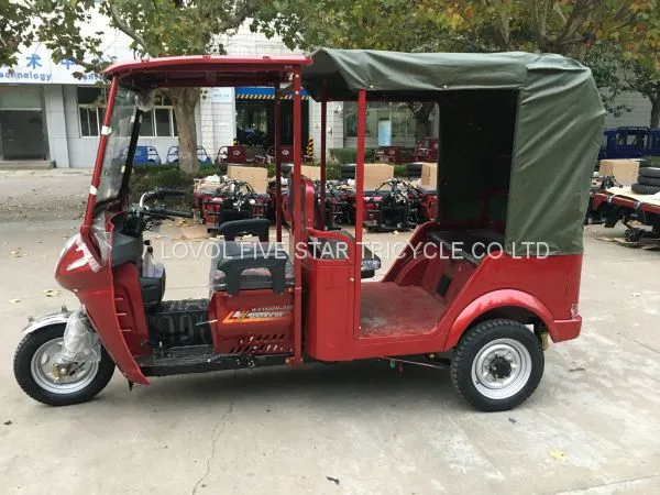 Gasoline Tricycle Cargo Loader Lovol Three Wheeler Passenger Tricycle Okada Tuktuk photo-5