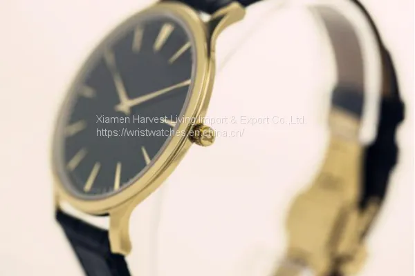 Ultra Thin Men Wrist Watches Casual Watch Analog Leather Stainless Steel Quartz photo-4