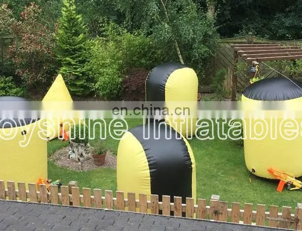 Cheap Inflatables Paintball Bunkers Obstacles Archery Used Laser Tag Inflatable X Air Bunker X X Paintball Brick Wall Bunker Set photo-6