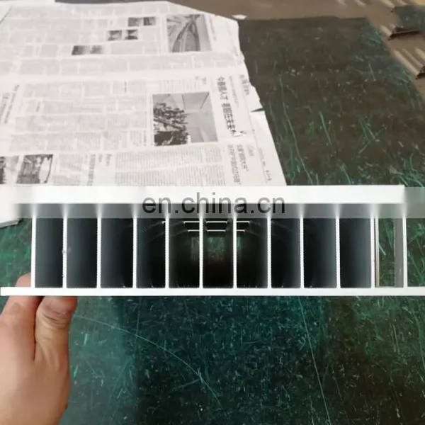 Clear 6063-T5 Aluminum LED Heat Sink Extrusion Profiles With Tapping / Stamping photo-4