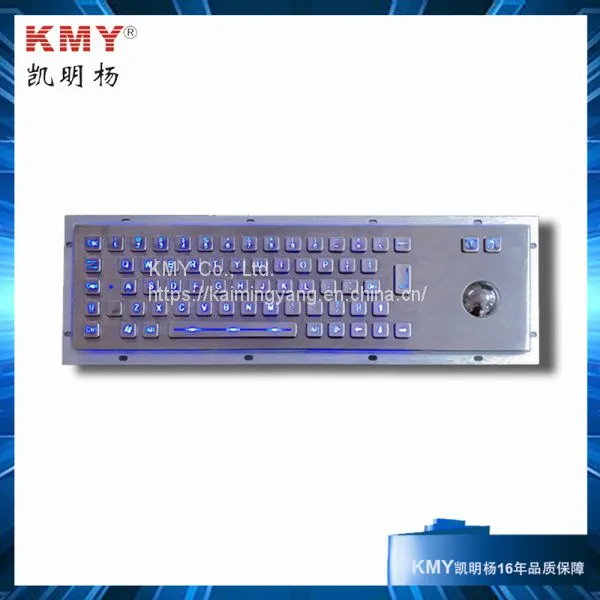 Kiosk Metal Keyboard With Trackball (KMY299B) photo-4