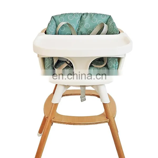 Infant Toddler Eating High Chair Baby Seat Wooden Chair for Feeding photo-4