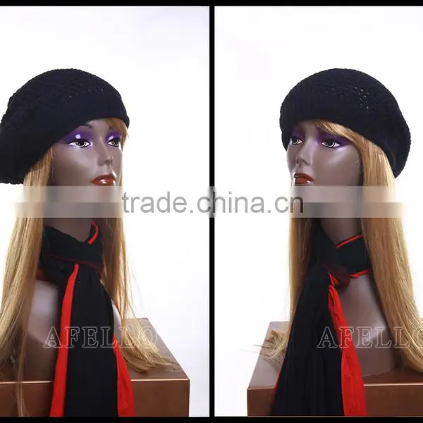Realist Woman Mannequin Head Plastice Female Head for Display Wig H1040 photo-3