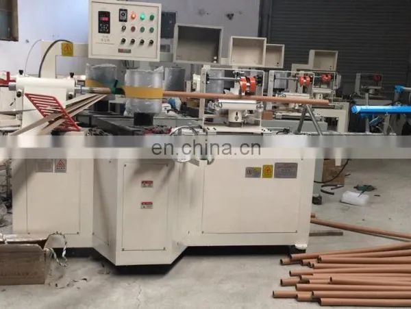 Automatic Spiral Cardboard Paper Core Pipe Tube Making Machine Price photo-5