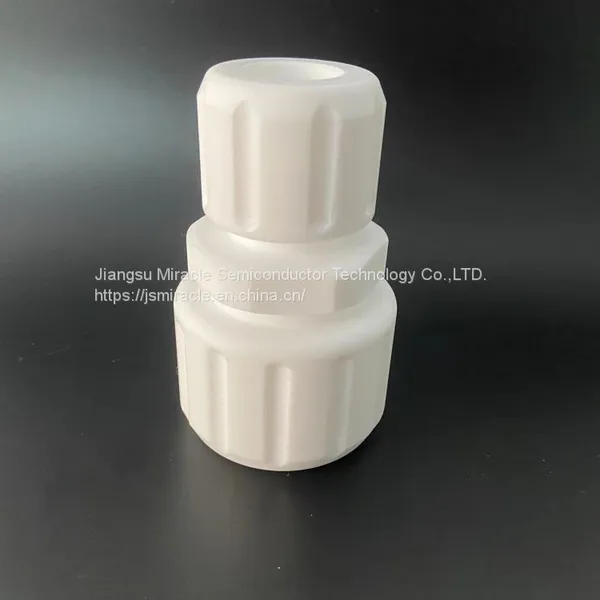 Water Repellency Corrosion Resistance White Virgin PTFE Straight Union Reducer 1 photo-4