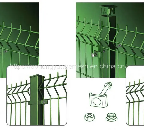 3D Fence Panel Rejas Cercas Welded Mesh Fencing Curvy Mesh Curved V-Mesh FEnce Euro Fence Euromesh Europanel photo-2