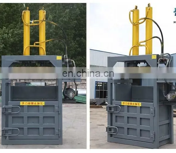 HENGWANG HW-10T 10 Ton Waste Vertical Press Baler Cardboard Baler Machine for Used Clothing photo-2