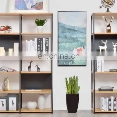 Customized Simple Wrought Iron Floor-Standing Multi-function Rack Creative Store Merchandise Display Shelf photo-4