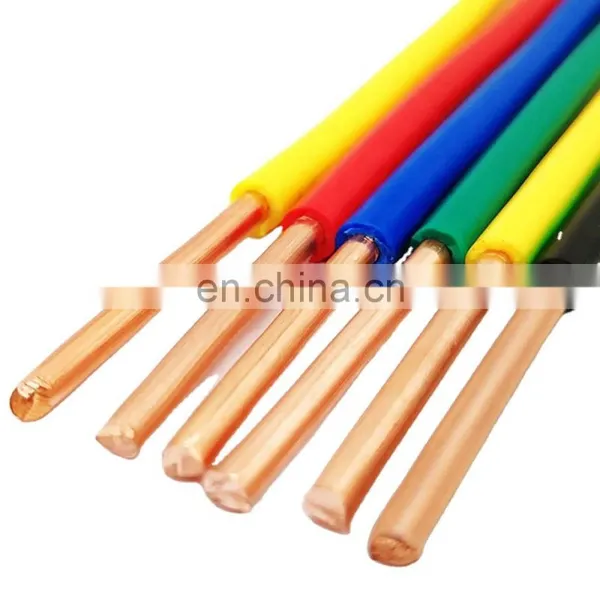 1.5mm 2.5mm 4mm 6mm 10mm Single Core Copper Pvc House Wiring Electrical Cable And Wire Price Building Wire photo-3