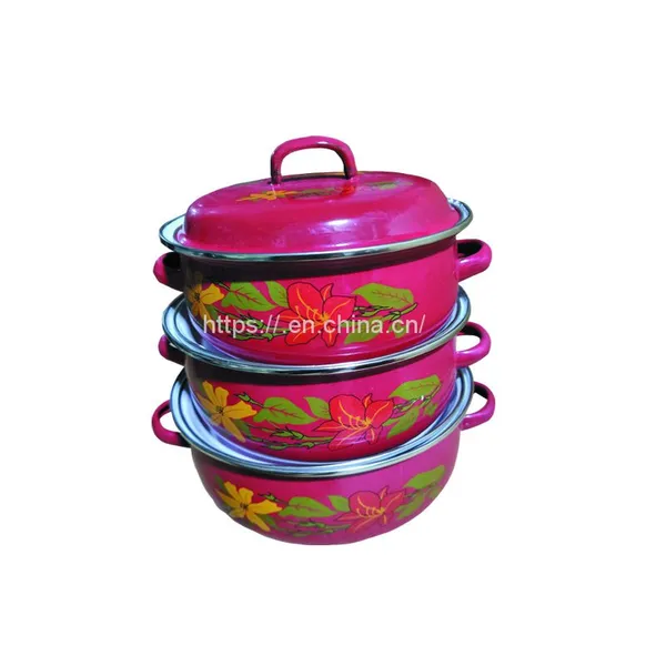 6pcs Vitreous Enamel Pot photo-4