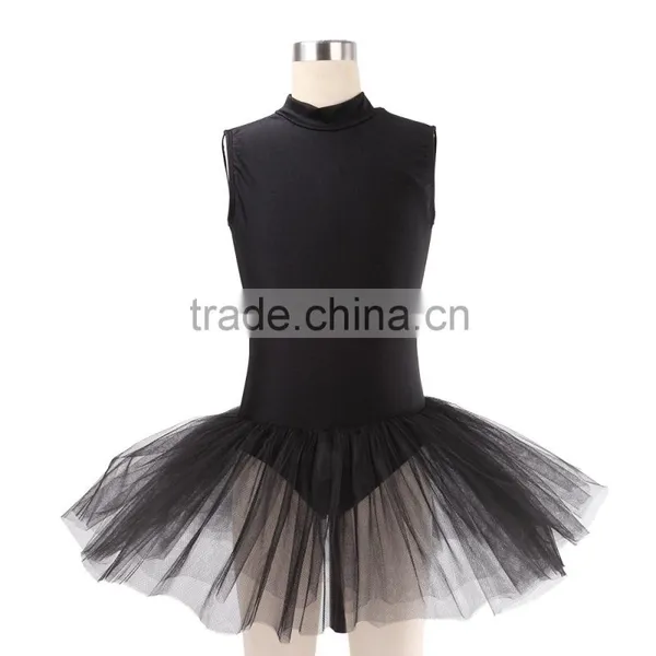 Beijing Plant Wholesale Graceful 3 Layers Girls Black Ballet Performance Tutus photo-4