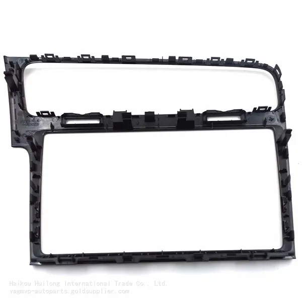RHD 8 Inch / 9.2 Inch Piano Black MIB Frame Panel Decorative Frame For VW Golf MK7 MK7.5 MIB Screen Bezel photo-3